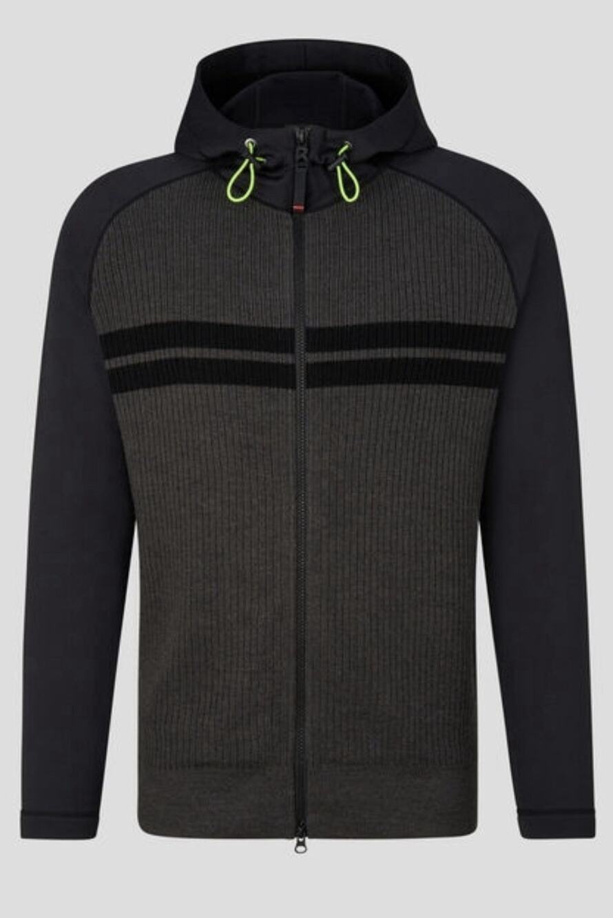 BNWT Bogner Taco hybrid knit jacket in Gray! Sz XL